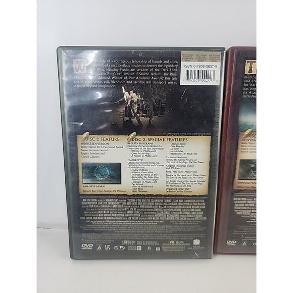 Lord of the Rings Trilogy DVD Movies - 6 Discs Set - Picture 6 of 8